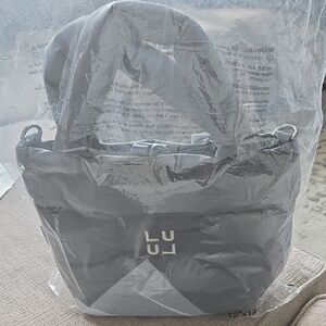 lululemon Grey Quilted Tote Bag